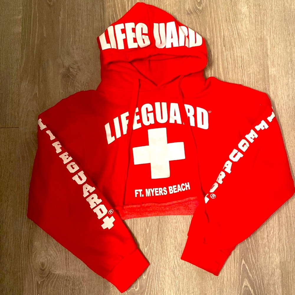 Cropped Ft.Meyers Lifeguard Sweatshirt